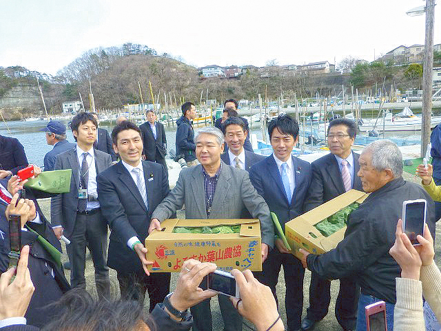 須賀漁港の視察